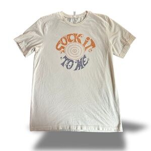 Sock It To Me Tyler Durden Fight Club Graphic Chuck Palahniuk Cream Tee T-Shirt